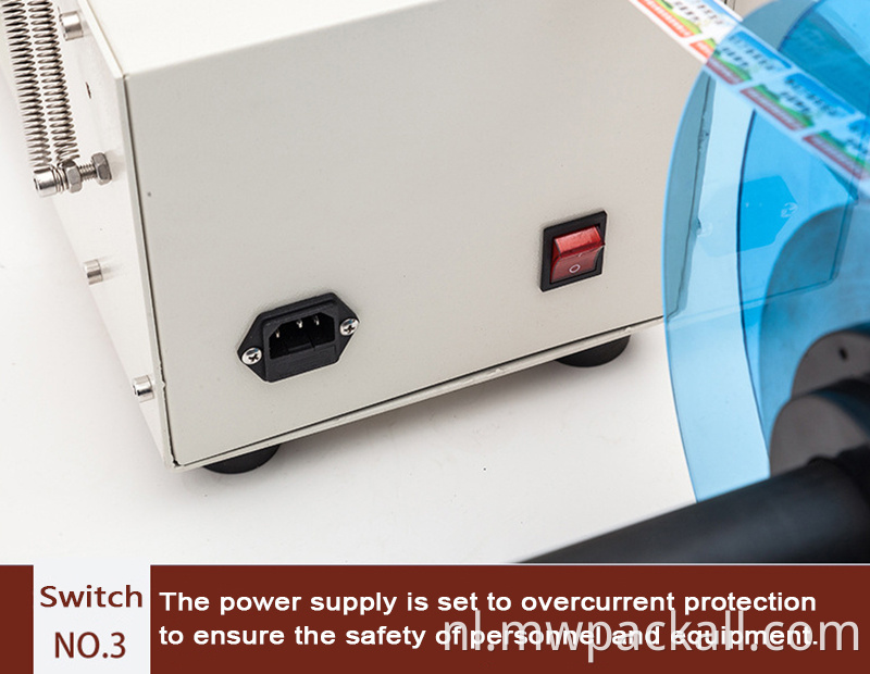 Kleine capaciteit handmatige ronde fles wijn / waterfles MT-50 etiketteermachine / labelmachine